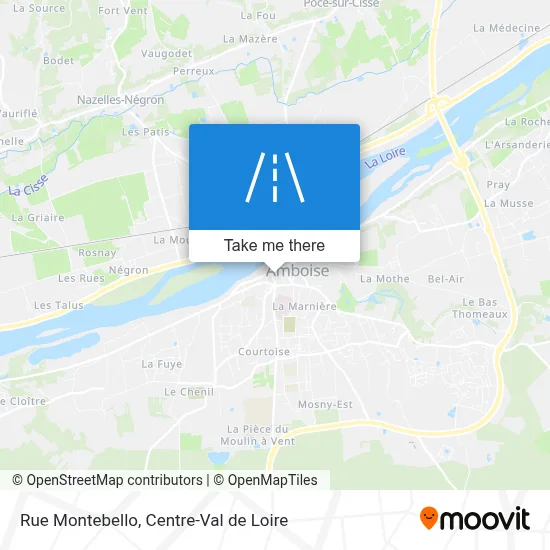 Rue Montebello map