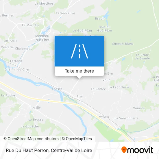 Rue Du Haut Perron map