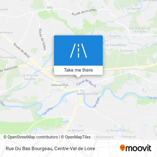 Rue Du Bas Bourgeau map
