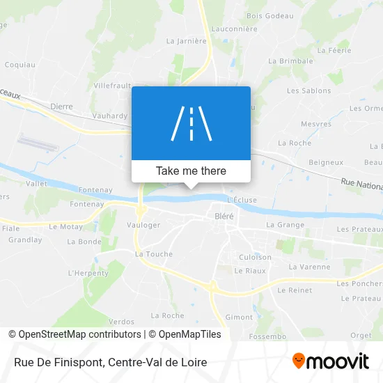 Rue De Finispont map