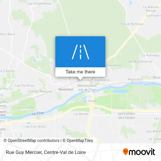 Rue Guy Mercier map