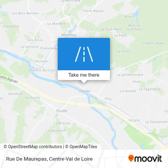 Rue De Maurepas map