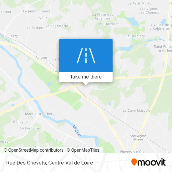 Rue Des Chevets map