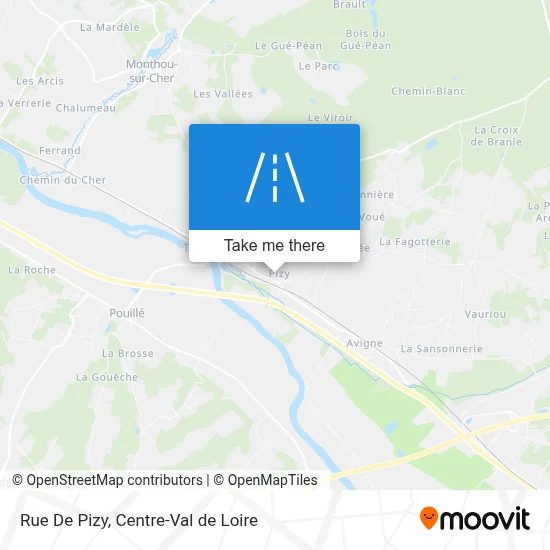 Rue De Pizy map