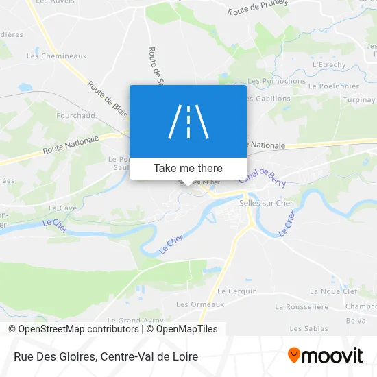 Rue Des Gloires map