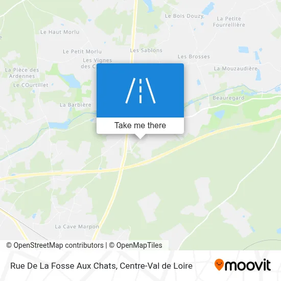 Rue De La Fosse Aux Chats map