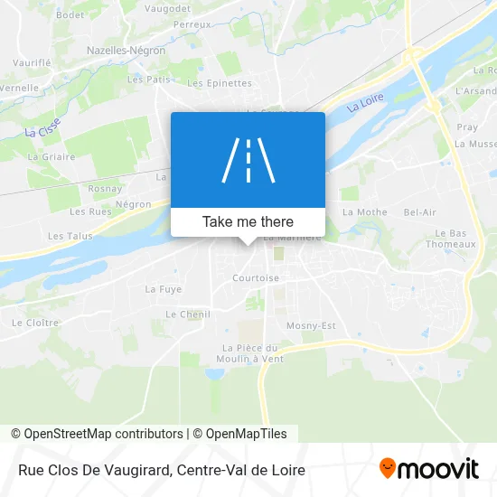 Rue Clos De Vaugirard map