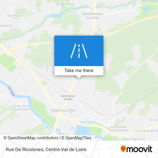 Rue De Ricoisnes map