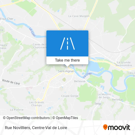 Rue Novilliers map