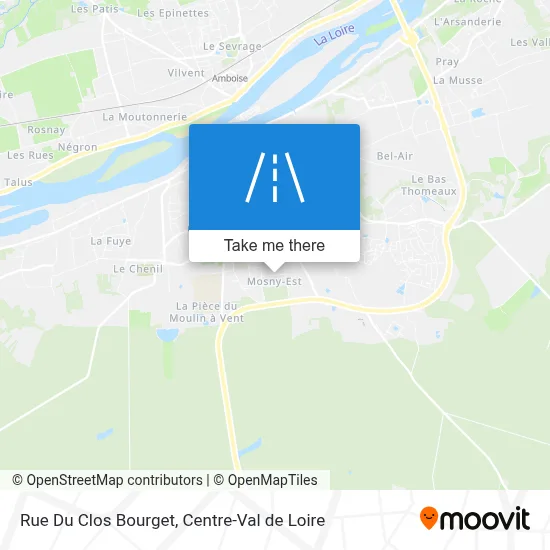 Rue Du Clos Bourget map