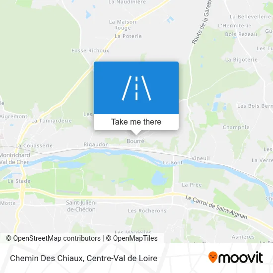 Chemin Des Chiaux map