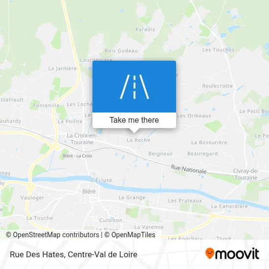 Rue Des Hates map