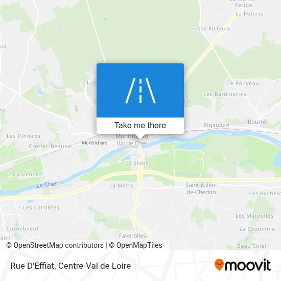 Rue D'Effiat map