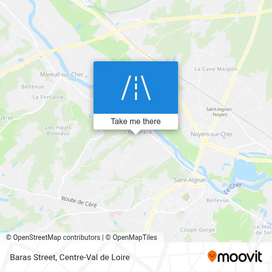 Rue Des Baras map