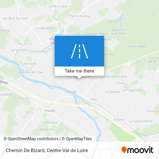 Chemin De Bizard map