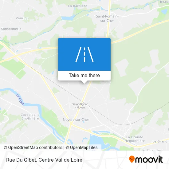Rue Du Gibet map