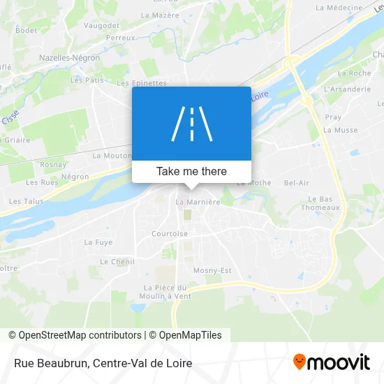 Rue Beaubrun map