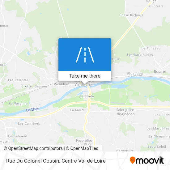 Rue Du Colonel Cousin map