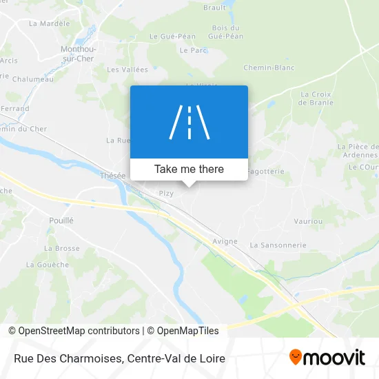 Rue Des Charmoises map