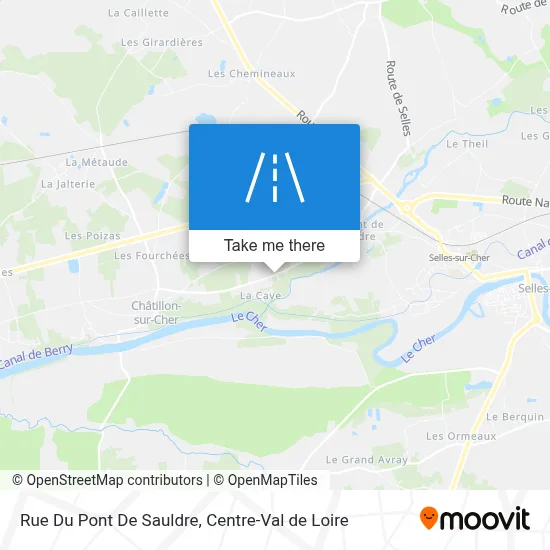 Rue Du Pont De Sauldre map