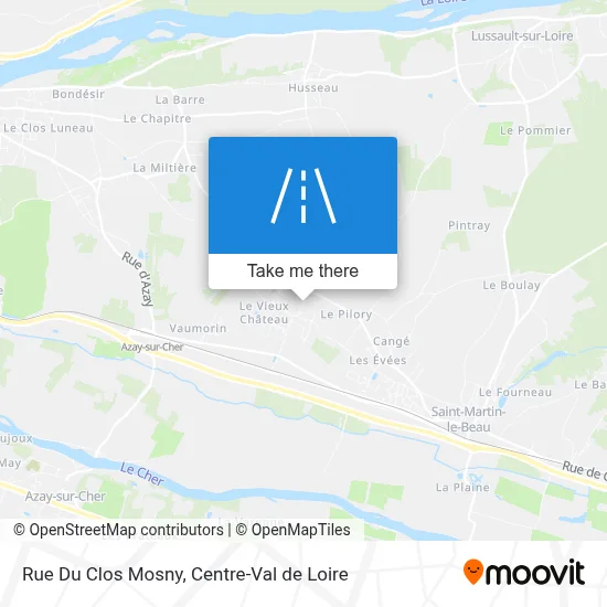 Rue Du Clos Mosny map