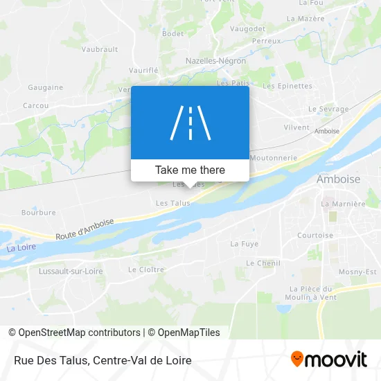 Rue Des Talus map