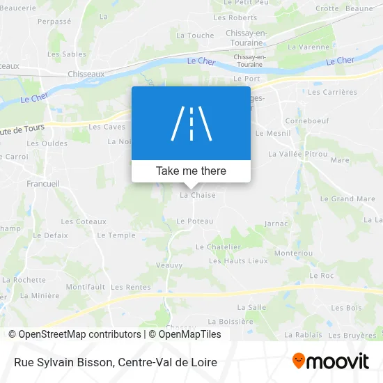Rue Sylvain Bisson map