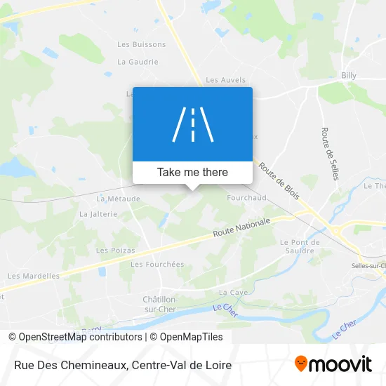 Rue Des Chemineaux map