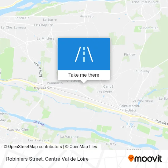 Rue Des Robiniers map