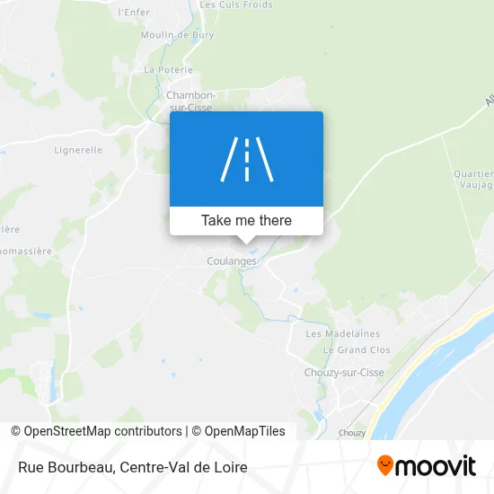 Rue Bourbeau map