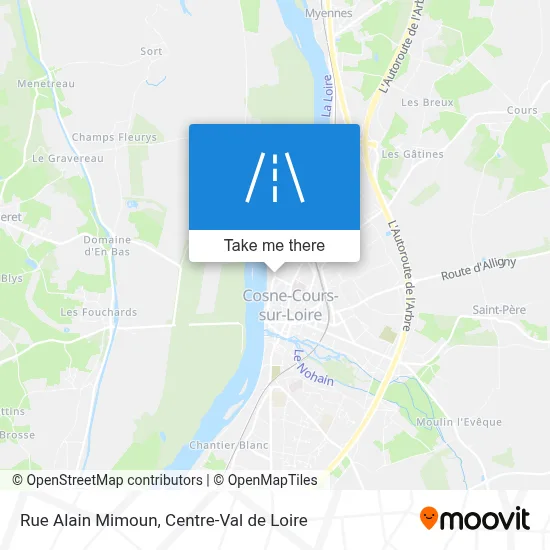Rue Alain Mimoun map