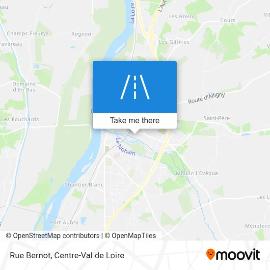 Rue Bernot map