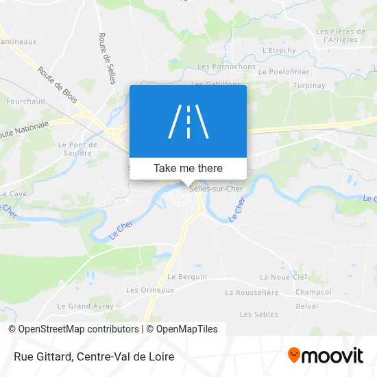 Rue Gittard map
