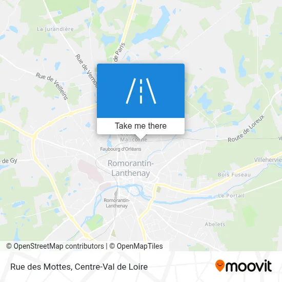 Rue Des Mottes map