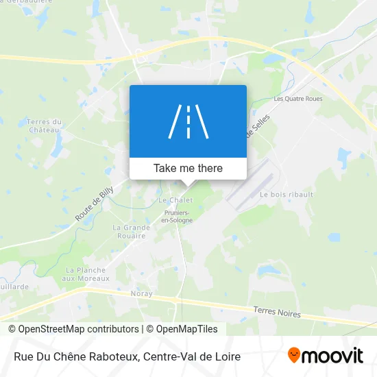 Rue Du Chêne Raboteux map