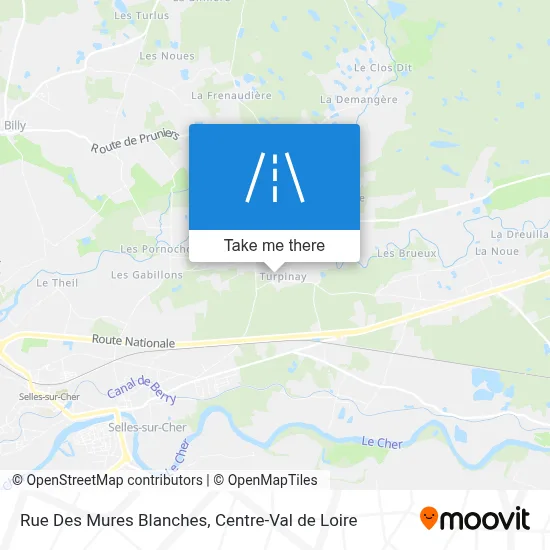 Rue Des Mures Blanches map