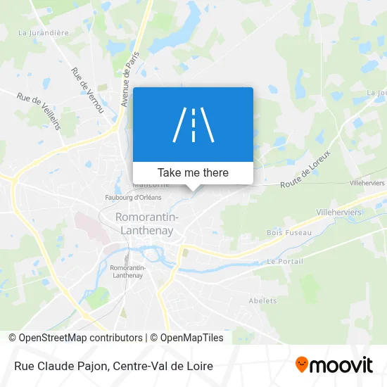 Rue Claude Pajon map