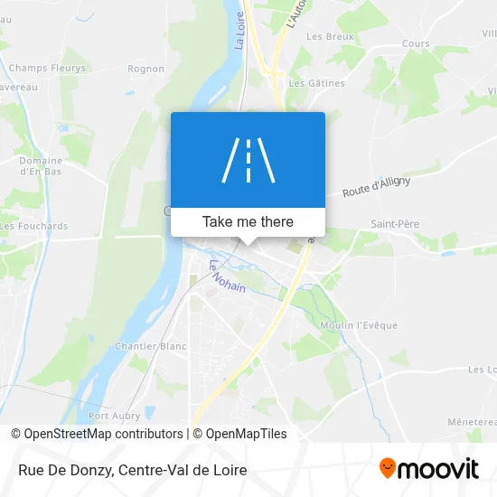 Rue De Donzy map