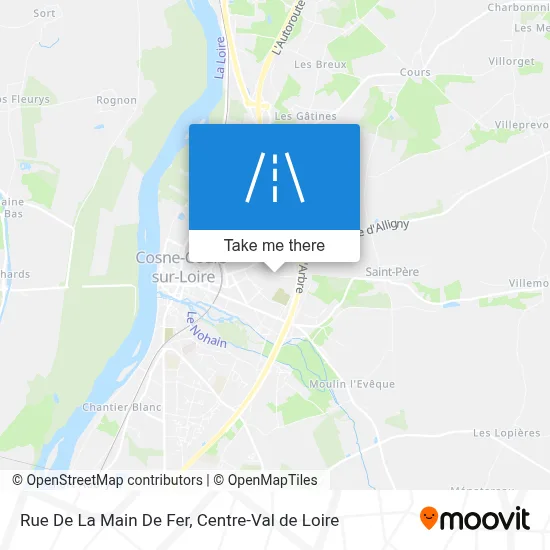 Rue De La Main De Fer map