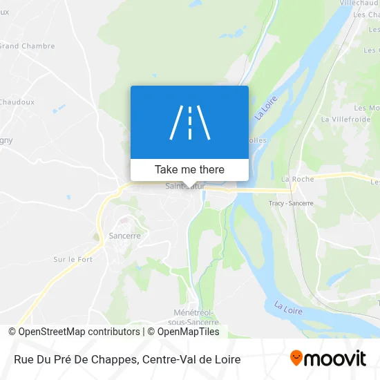 Rue Du Pré De Chappes map