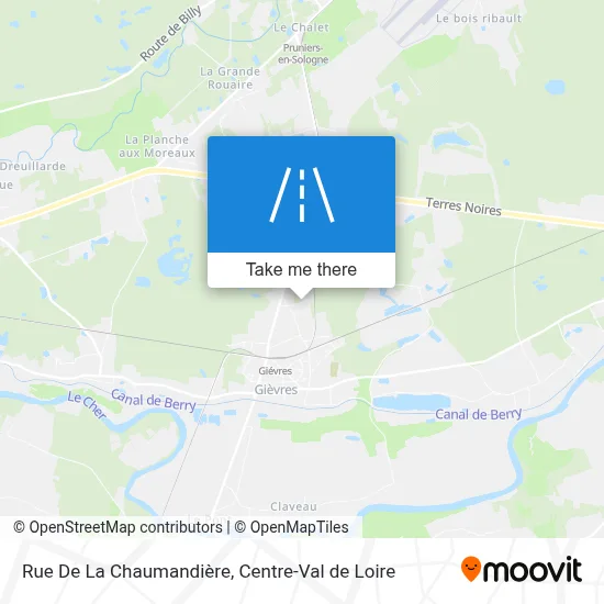 Rue De La Chaumandière map