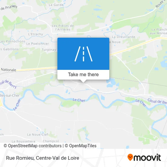 Rue Romieu map