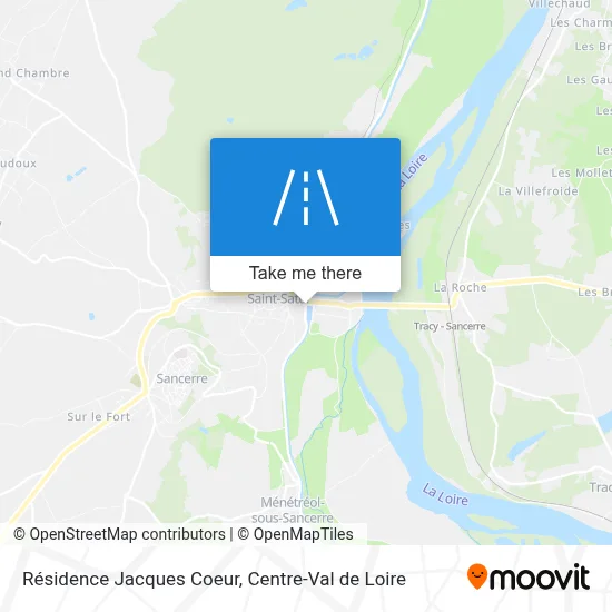 Résidence Jacques Coeur map