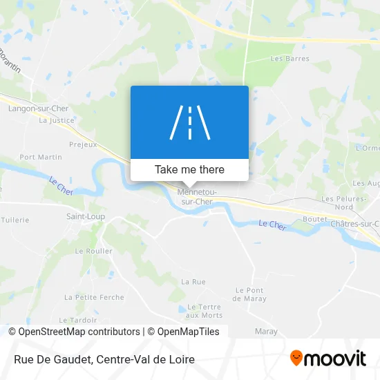 Rue De Gaudet map