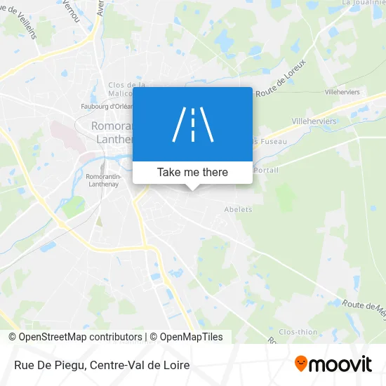 Rue De Piegu map