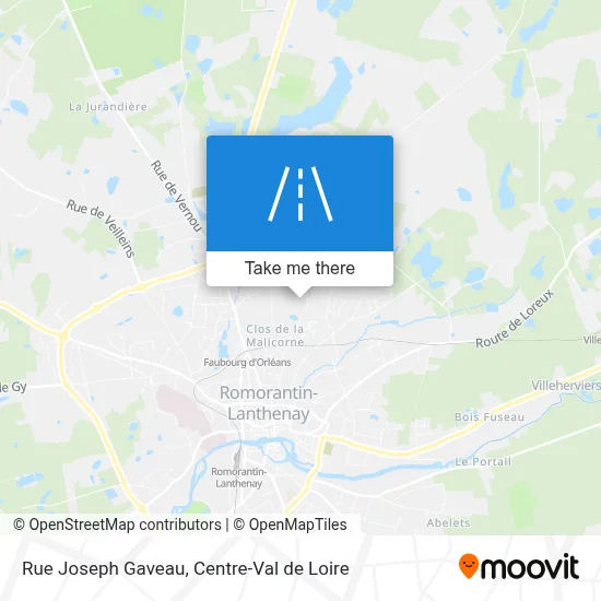 Rue Joseph Gaveau map