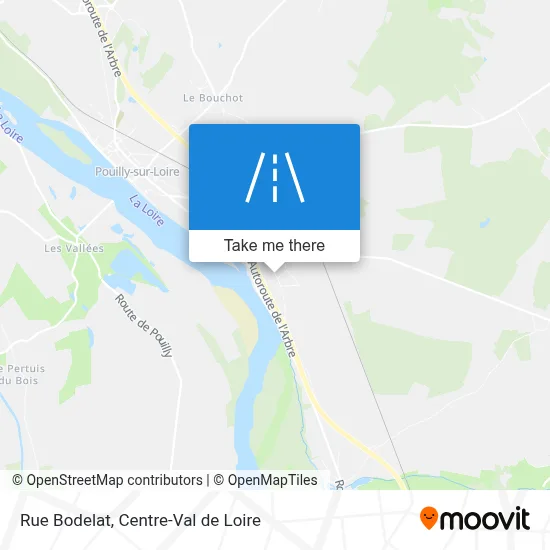 Rue Bodelat map