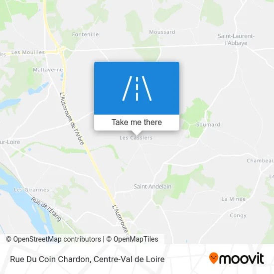 Rue Du Coin Chardon map