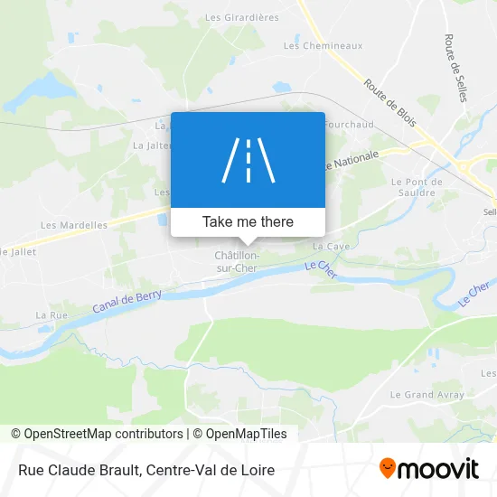 Rue Claude Brault map