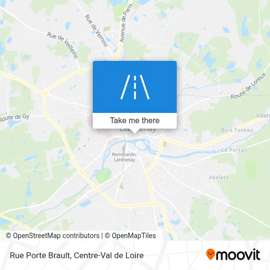 Rue Porte Brault map